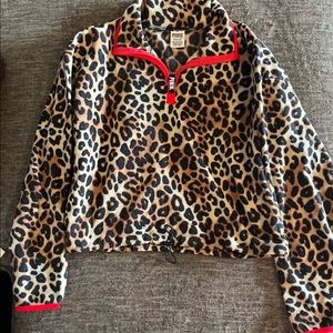 Pink leopard sweatshirt
